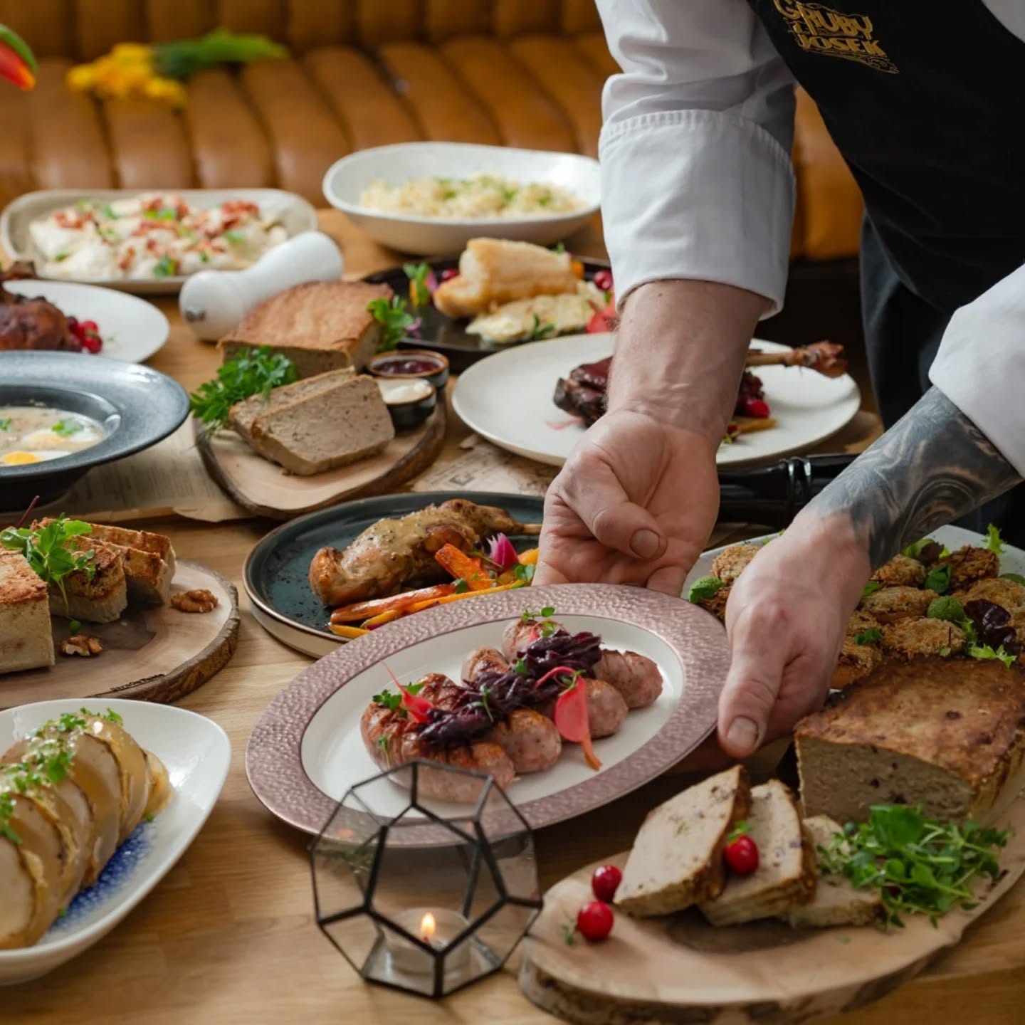 Rodzinne przyjęcie prywatne — catering Gruby Josek